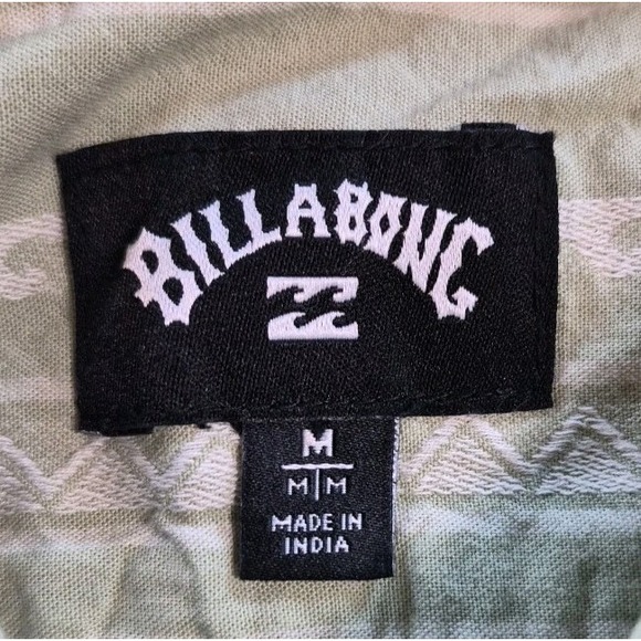 BILLABONG Men's SUNDAYS MINI S/S Button Shirt - STA - Medium - NWT - Picture 2 of 9